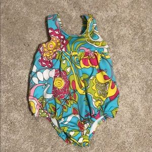 Bubble one piece bathing suit